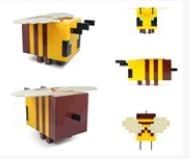 Minecraft Honey Bee Mood Light