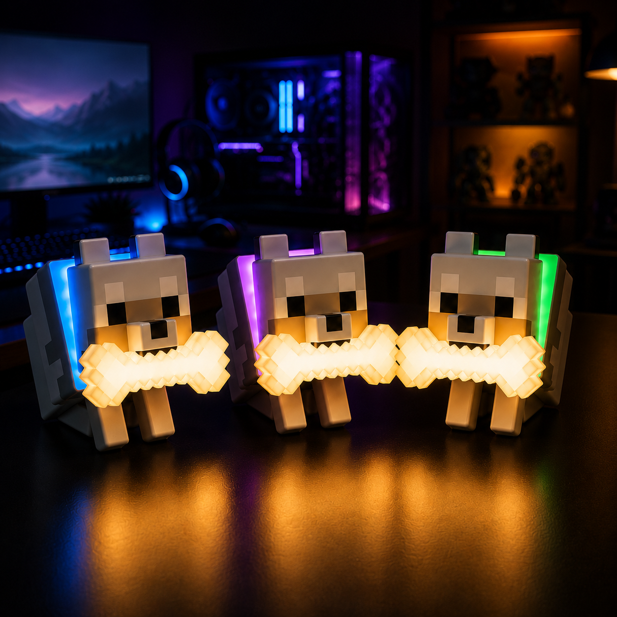 Wolf Lamp