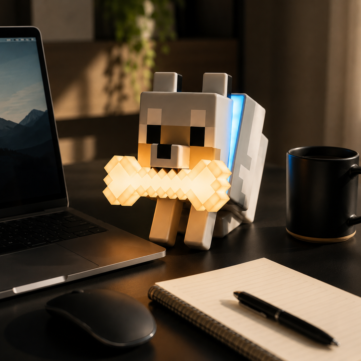 Wolf Lamp