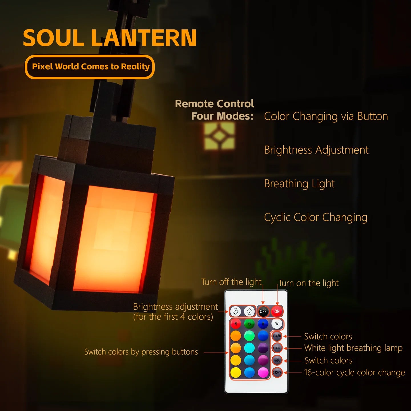 PixelCraft Premium Minecraft-Inspired Gaming Decor