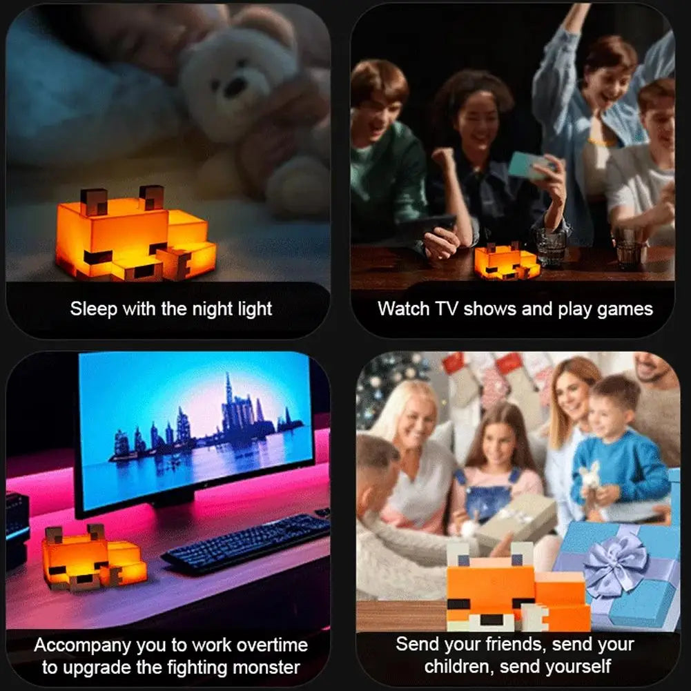 Cozy Fox Nightlight for Playrooms and Bedrooms