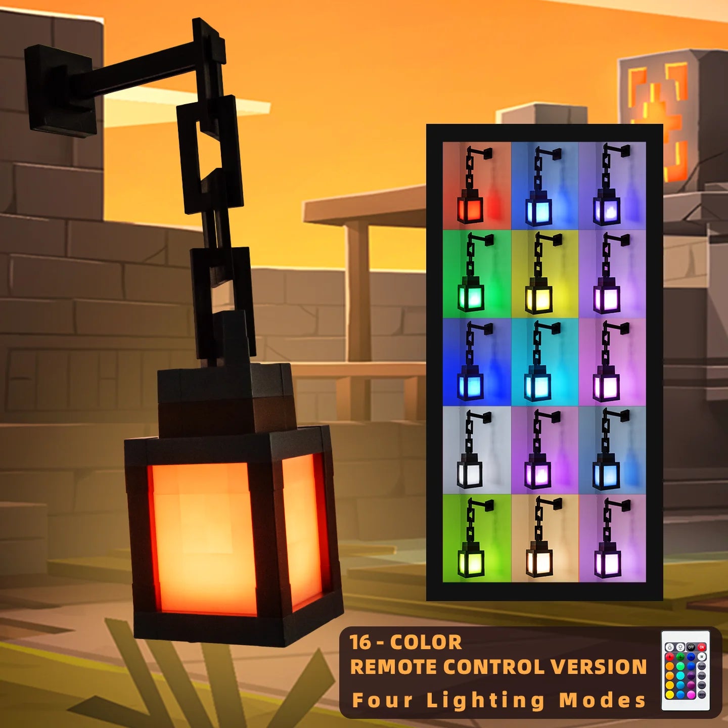PixelCraft Premium Minecraft-Inspired Gaming Decor