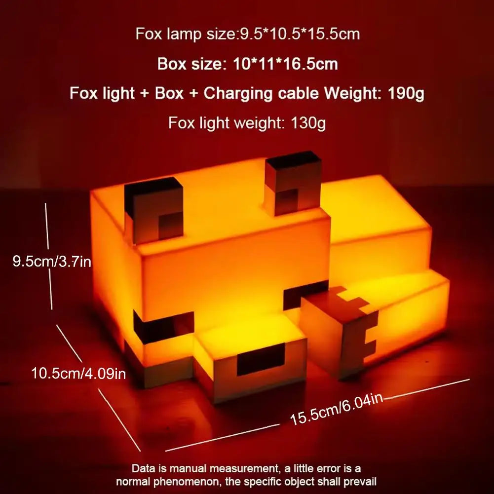 Cozy Fox Nightlight for Playrooms and Bedrooms