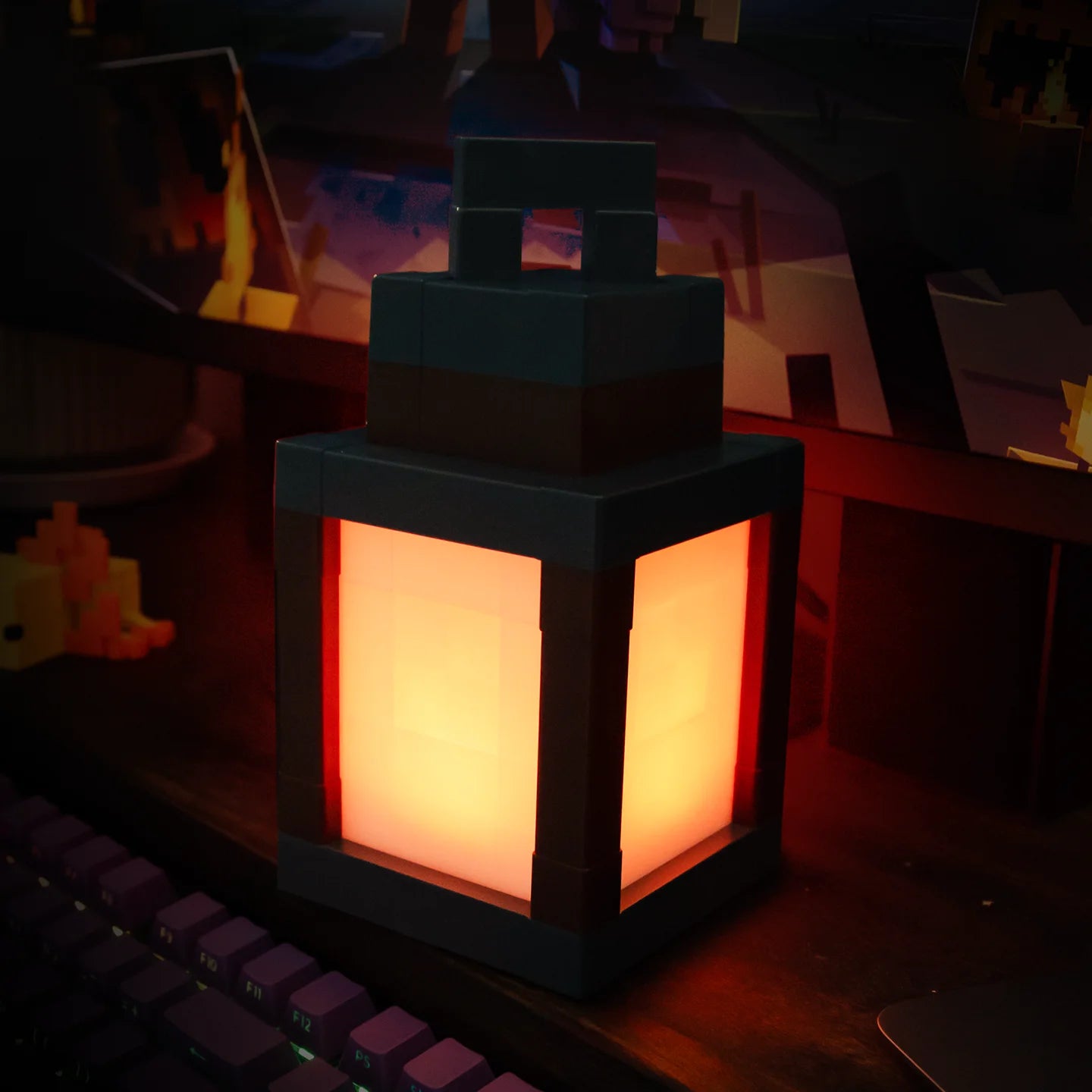 PixelCraft Premium Minecraft-Inspired Gaming Decor